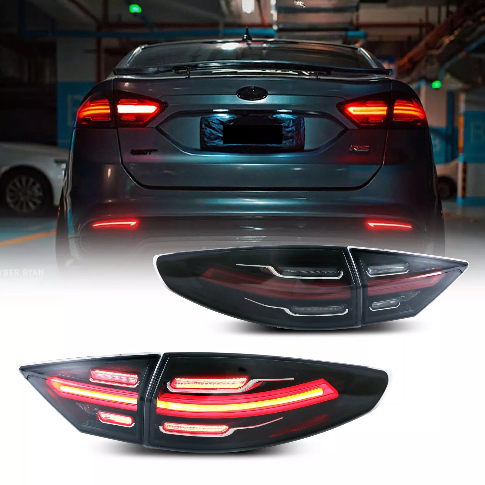 inginuity time LED Porsche Tail Lights For Ford Fusion 2013-2020 Start –  Inginuity Time