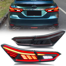 Load image into Gallery viewer, inginuity time LED Tail Lights for Toyota Camry 8th Gen 2018-2023 SE/XSE/LE/XLE/TRD Start-up Animation Sequential Signal Rear Lamps Assembly
