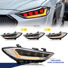 画像をギャラリービューアに読み込む, inginuity time LED Headlights for Hyundai Elantra 2017 2018 Red Demon Eyes Sequential Start-up Animation Front Lamps
