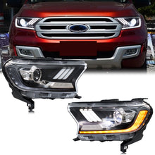 Cargar imagen en el visor de la galería, inginuity time LED Headlights for Ford Ranger 2016-2020 Sequential Turn Signal Start-up Animation Front Lamps Assembly
