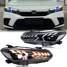 Cargar imagen en el visor de la galería, inginuity time LED Headlights for Honda Civic 11th Gen 2022 2023 2024 Start-up Animation Sequential Signal Front Lamps Assembly
