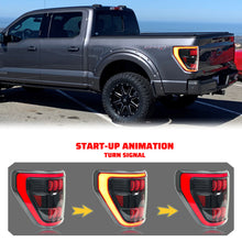 Load image into Gallery viewer, inginuity time LED Tail Lights for Ford F150 F-150 2021 2022 2023 XLT Raptor R Tremor Compatible with Blind Spot Monitor System
