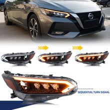Cargar imagen en el visor de la galería, inginuity time LED Headlights for Nissan Sentra B18 2020 2021 2022 2023 SR SV Start-up Animation Sequential Signal Front Lamps Assembly
