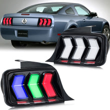 Cargar imagen en el visor de la galería, inginuity time LED RGB Tail Lights for Ford Mustang 2005 2006 2007 2008 2009 5th Gen S-197 APP Control Start-up Animation Sequential Turn Signal Rear Lamps Assembly
