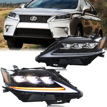 Cargar imagen en el visor de la galería, inginuity time LED Headlights for Lexus RX350 RX450h 2010-2015 F Sport Sequential Turn Signal Start-up Animation Front Lamps Assembly
