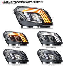 Load image into Gallery viewer, inginuity time LED Sequential Headlights for Mercedes Benz GLK350 GLK250 2013-2015 Front Lamps Assembly Accessary
