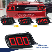 Load image into Gallery viewer, inginuity time LED Tail Lights for Ford Mustang 2015-2022 6th Gen S550 GT Start-up Animation Sequential Turn Signal Rear Lamps
