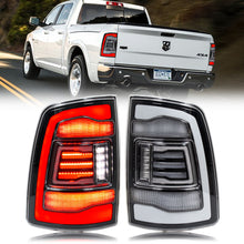 Load image into Gallery viewer, inginuity time LED Clear Tail Lights for Dodge Ram 2009-2018 4th GEN White Animation Rear Lamps
