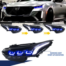 Cargar imagen en el visor de la galería, inginuity time LED Headlights for Cadillac CT5 CT5-V 2020 2021 2022 2023 2024 Sequential Front Lamps Assembly
