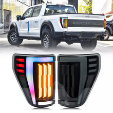 Cargar imagen en el visor de la galería, inginuity time LED RGB Tail Lights for Ford F-150 F150 P702 14th Gen XL STX Start-up Animation Sequential Turn Signal Rear Lamps Assembly
