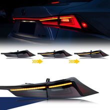 Cargar imagen en el visor de la galería, inginuity time LED Tail Lights with Trunk Lamp for Lexus 2014 2015 IS250 2016 2017 IS200t 2016-2020 IS300 2014-2020 IS350 Start Up Animation Sequential Facelift Lamps
