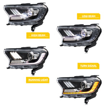 画像をギャラリービューアに読み込む, inginuity time LED Headlights for Ford Ranger 2016-2020 Sequential Turn Signal Start-up Animation Front Lamps Assembly
