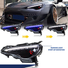 画像をギャラリービューアに読み込む, inginuity time LED Blackout Headlights for Toyota 86 Subaru BRZ Scion FRS 2013-2020 Sequential Red Demon Eye Front Lamps
