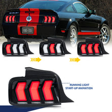 Cargar imagen en el visor de la galería, inginuity time LED S650 Tail Lights for Ford Mustang S-197 5th Gen 2005-2009 Start-up Animation Seqential Turn Signal Rear Lamps Assembly
