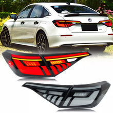 Load image into Gallery viewer, inginuity time LED Tail Lights for Honda Civic 11th Gen 2022 2023 2024 Start-up Animation Sequential Signal Rear Lamps Assembly
