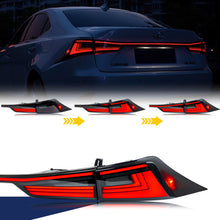 Cargar imagen en el visor de la galería, inginuity time LED Tail Lights with Trunk Lamp for Lexus 2014 2015 IS250 2016 2017 IS200t 2016-2020 IS300 2014-2020 IS350 Start Up Animation Sequential Facelift Lamps
