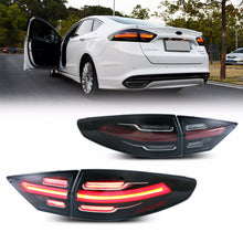 Load image into Gallery viewer, inginuity time LED Porsche Tail Lights For Ford Fusion 2013-2020 Start-up Animation Sequential Turn Signal Rear Lamps Assembly
