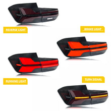 Load image into Gallery viewer, inginuity time LED G05 Tail Lights for BMW 3-Series F30 F80 M3 320i 328i 330i 335i 2013-2018 Black Rear Lamps Assembly
