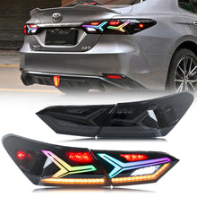 画像をギャラリービューアに読み込む, inginuity time LED RGB Tail Lights for Toyota Camry 8th Gen 2018-2023 SE/XSE/LE/XLE/TRD APP Control Start-up Animation Sequential Signal Rear Lamps Assembly
