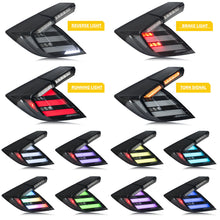 画像をギャラリービューアに読み込む, inginuity time LED RGB Tail Lights for Honda Civic 2016-2021 10th Gen FK Hatchback Type-R Start-up Animation Sequential Turn Signal Bluetooth APP Control Rear Lamps Assembly
