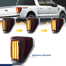 Cargar imagen en el visor de la galería, inginuity time LED Tail Lights for Ford F-150 F150 2021 2022 2023 14th Gen P702 XL STX Start-up Animation Sequential Turn Signal Rear Lamps Assembly
