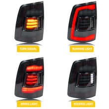 画像をギャラリービューアに読み込む, inginuity time LED Tail Lights for Dodge Ram 4th Gen 2009-2018 1500/2500/3500 Sequential Amber Turn Signal Start-up Animation Rear Lamps

