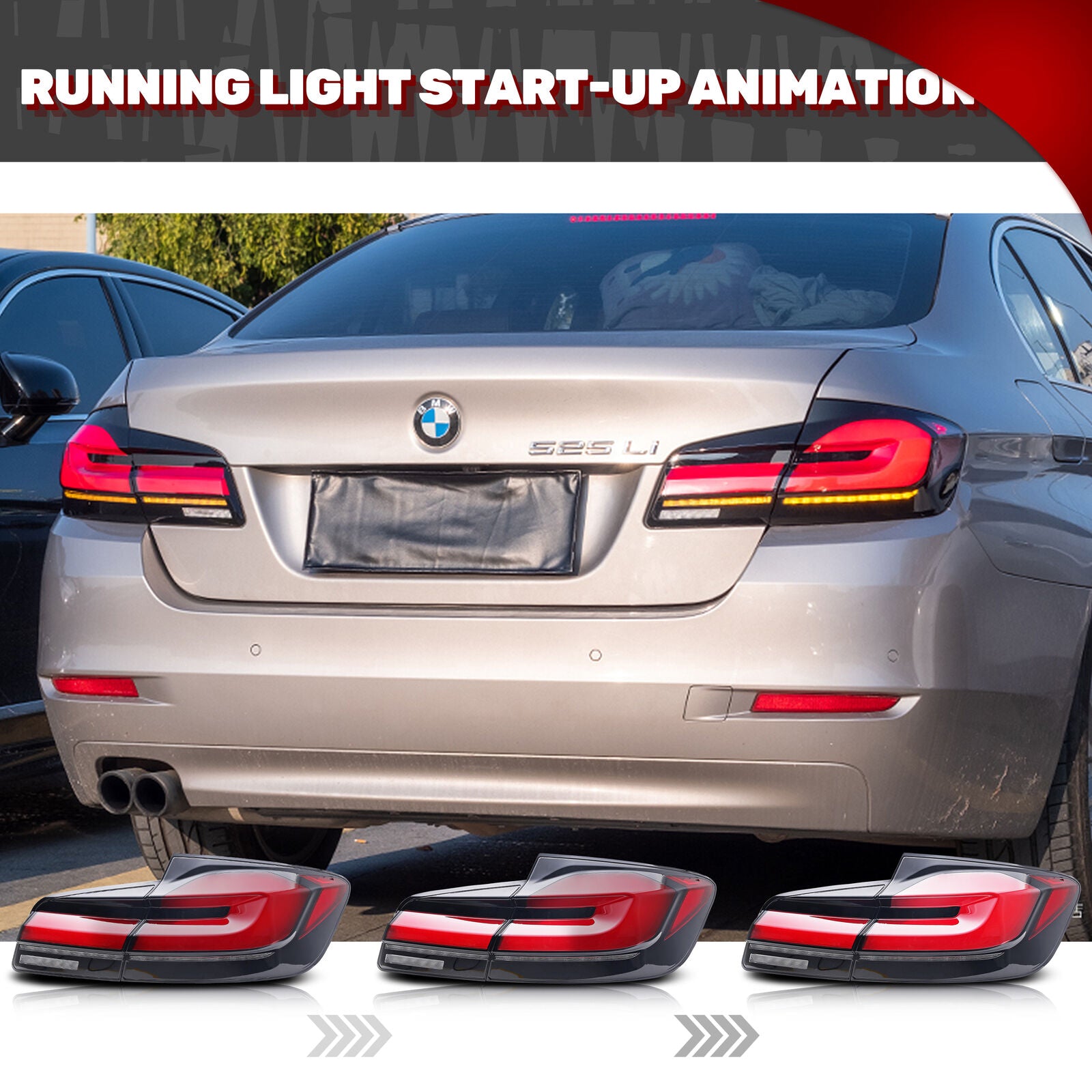 inginuity time LED G38 Tail Lights for BMW 5 Series F10 F18 M5 2011-20 –  Inginuity Time