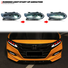 Load image into Gallery viewer, inginuity time LED Lexus Headlights Red Front Lamp for Honda Accord 2018-2022 Start Up Animation
