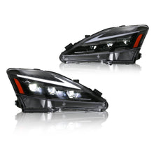 Load image into Gallery viewer, inginuity time LED Headlights for Lexus IS250 IS350 ISF 2006-2013 Sequential Indicator Dynamic Animation Front Lamp Assembly
