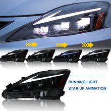 Cargar imagen en el visor de la galería, inginuity time LED Headlights for Lexus IS250 IS350 ISF 2006-2013 Sequential Indicator Dynamic Animation Front Lamp Assembly
