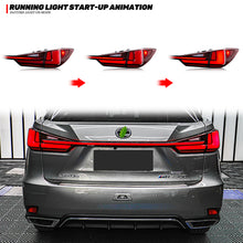 Cargar imagen en el visor de la galería, inginuity time LED Facelift Tail Lights with Trunk Lamp for Lexus RX450 RX350 2016-2021 Switchback Start-up Animation Rear Lamps Assembly
