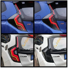 Load image into Gallery viewer, inginuity time LED Tail Lights For Honda Fit Jazz 2014-2019 4PCS Start Up Animation DRL Sequential Indicator Black Rear Lamp Assembly
