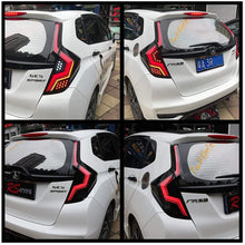 Load image into Gallery viewer, inginuity time LED Tail Lights For Honda Fit Jazz 2014-2019 4PCS Start Up Animation DRL Sequential Indicator Black Rear Lamp Assembly
