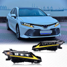 Load image into Gallery viewer, inginuity time LED Lexus Triple Beam Headlights for Toyota Camry 2018-2023 Front Lamps Assembly Accessary
