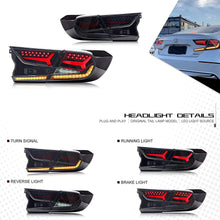 Cargar imagen en el visor de la galería, inginuity time LED Tail Lights for Honda Accord 10th Gen 2018 2019 2020 2021 2022 Animation DRL Sequential Indicator Rear Lamp Assembly
