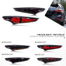 Cargar imagen en el visor de la galería, inginuity time LED Lexus Tail Lights for Toyota Highlander 2020 2021 2022 2023 Sequential Indicator Start Up Animation Smoked Rear Lamps Assembly Accessary
