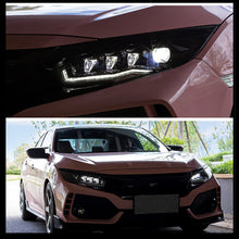 Load image into Gallery viewer, inginuity time LED 4 Projectors Headlights for 2016-2021 Honda Civic 10TH Gen Sedan Coupe Hatchback Type R Start Up Animation Sequential Turn Signal Accessary
