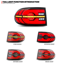 Load image into Gallery viewer, inginuity time LED Tail Lights for Toyota FJ Cruiser 2007-2014 Start-up Animation DRL Sequential Indicator Rear Lamp Assembly
