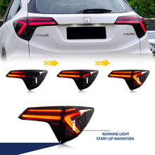 Cargar imagen en el visor de la galería, inginuity time LED Tail Lights for Honda HR-V Vezel 2016-2022 Animation Rear Lamps Assembly
