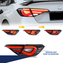 画像をギャラリービューアに読み込む, inginuity time LED Tail Lights for Honda Civic 2022 2023 11Th GEN Sedan Rear Lamps With Start-up Animation Sequential Signal Taillights Accessary
