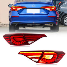 Cargar imagen en el visor de la galería, inginuity time LED Tail Lights for Honda Civic 2022 2023 11Th GEN Sedan Rear Lamps With Start-up Animation Sequential Signal Taillights Accessary
