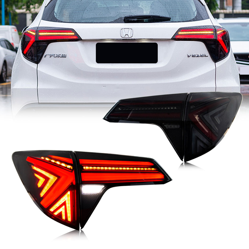 Car LED Rear Bumper Reflector Driving Brake Lights Tail Lamp for HR-V