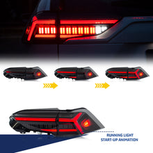 Load image into Gallery viewer, inginuity time LED Tail Lights for Toyota RAV4 2019-2023 Sequential Indicator Smoked Start-up Animation Rear Lamps
