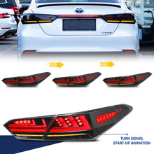 Load image into Gallery viewer, inginuity time LED Tail Lights for Toyota Camry 2018 2019 2020 2021 2022 Rear Lamps Start Up Animation DRL Brake Turn Signal Assembly
