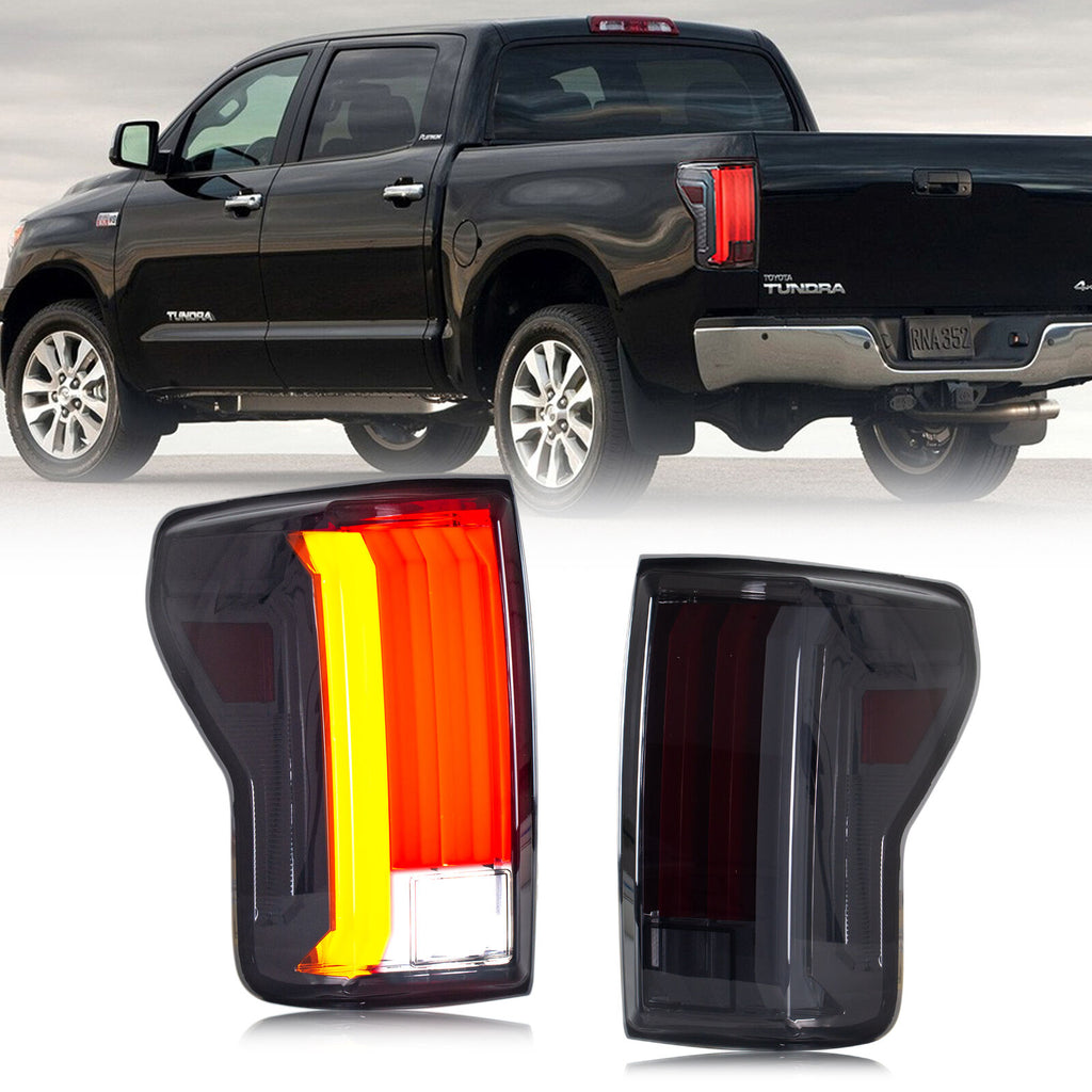 inginuity time LED Tail Lights For Toyota Tundra 2007-2013