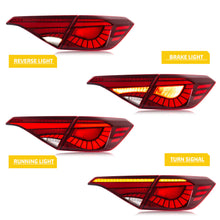 Load image into Gallery viewer, inginuity time LED Tail Lights for Honda Civic 2022 2023 11Th GEN Sedan Rear Lamps With Start-up Animation Sequential Signal Taillights Accessary
