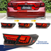 Cargar imagen en el visor de la galería, inginuity time LED Tail Lights for Honda Accord 10th Gen 2018-2022 Start-up Animation Sequential Rear Lamps
