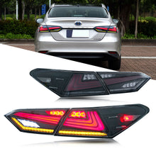 Load image into Gallery viewer, inginuity time Nike LED Tail Lights for Toyota Camry 2018 2019 2020 2021 2022 Rear Lamps Start Up Animation DRL Brake Turn Signal Assembly
