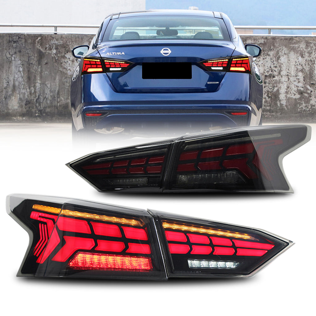 inginuity time LED Tail Lights for Nissan Altima 2019 2020 2021 2022 With  Sequential Turn Signal Rear Lamp