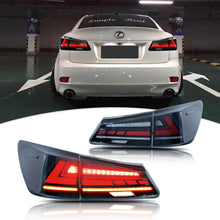 Cargar imagen en el visor de la galería, iniginuity time LED Tail Lights for Lexus IS250 IS350 ISF 2006-2013 Sequential Start Up Animation Rear Lamp
